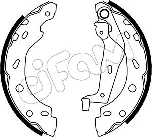 Brake Shoe Set (153-237)