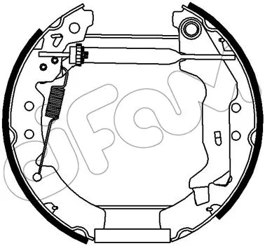 Brake Shoe Set (151-275)