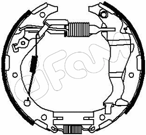 Brake Shoe Set (151-208)
