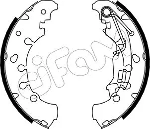Brake Shoe Set (153-092)