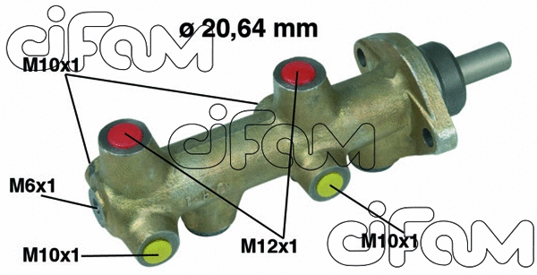 Brake Master Cylinder (202-043)