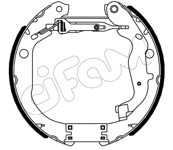 Brake Shoe Set (151-558)
