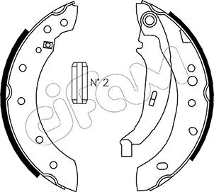 Brake Shoe Set (153-332)