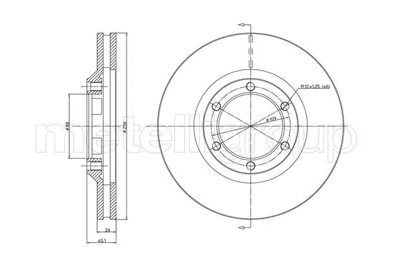 Brake Disc (800-1238)