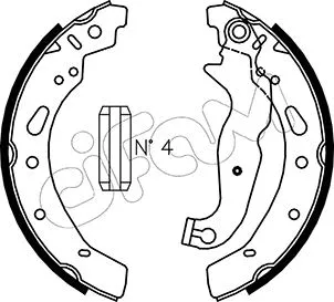 Brake Shoe Set (153-148)