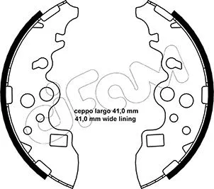 Brake Shoe Set (153-222)
