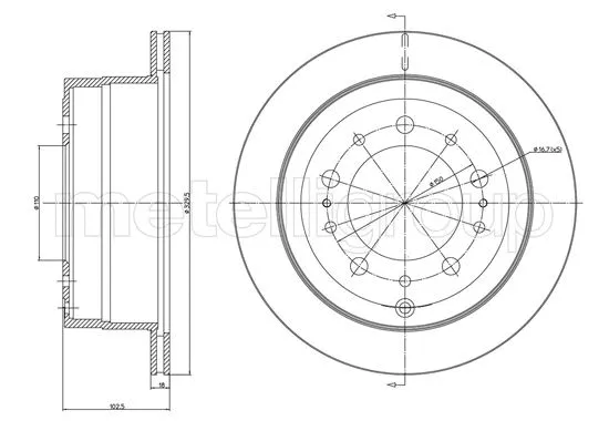 Brake Disc (800-1575C)