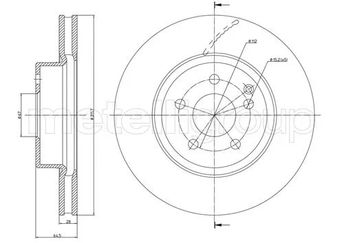 Brake Disc (800-602C)