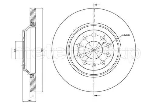 Brake Disc (800-889C)