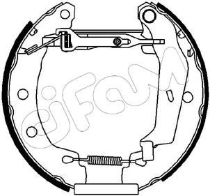 Brake Shoe Set (151-160)