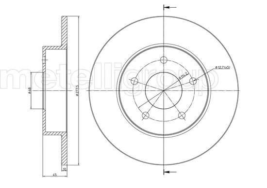Brake Disc (800-762C)