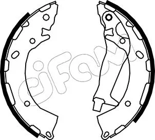 Brake Shoe Set (153-177)