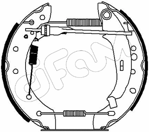 Brake Shoe Set (151-193)