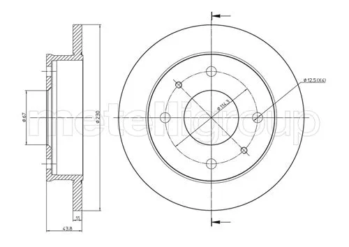 Brake Disc (800-594)