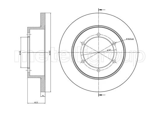 Brake Disc (800-1109C)