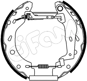Brake Shoe Set (151-162)