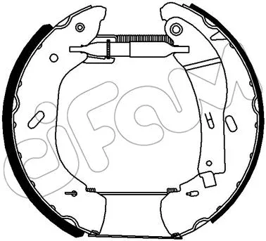 Brake Shoe Set (151-271)