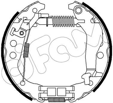 Brake Shoe Set (151-447)