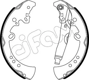 Brake Shoe Set (153-550)