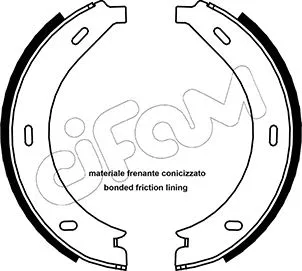 Brake Shoe Set, parking brake (153-236)
