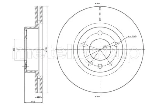 Brake Disc (800-446)