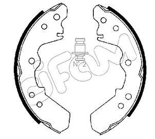 Brake Shoe Set (153-191)