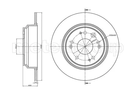 Brake Disc (800-1352C)