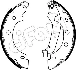 Brake Shoe Set (153-355)