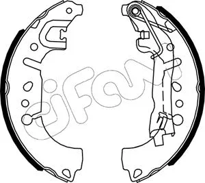 Brake Shoe Set (153-653)