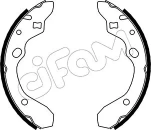 Brake Shoe Set (153-210)