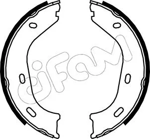Brake Shoe Set, parking brake (153-232)