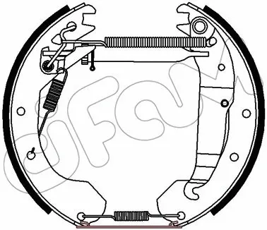 Brake Shoe Set (151-444)