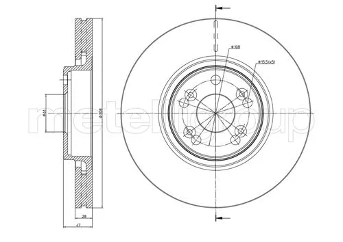 Brake Disc (800-673C)