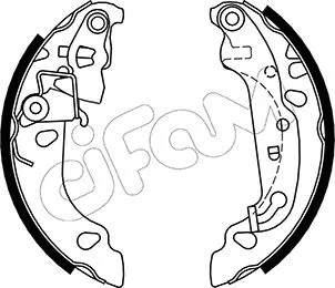 Brake Shoe Set (153-137)