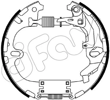 Brake Shoe Set (151-298)