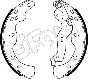 Brake Shoe Set (153-096)