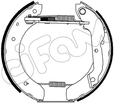 Brake Shoe Set (151-284)