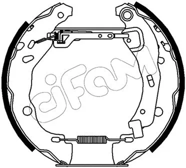 Brake Shoe Set (151-486)