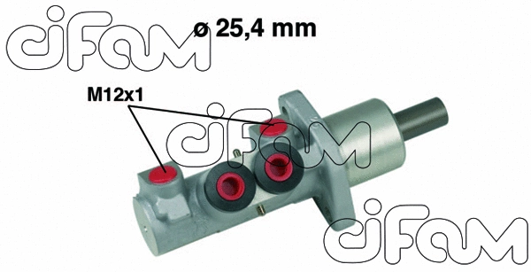 Brake Master Cylinder (202-606)