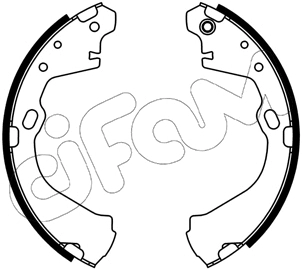 Brake Shoe Set (153-684)