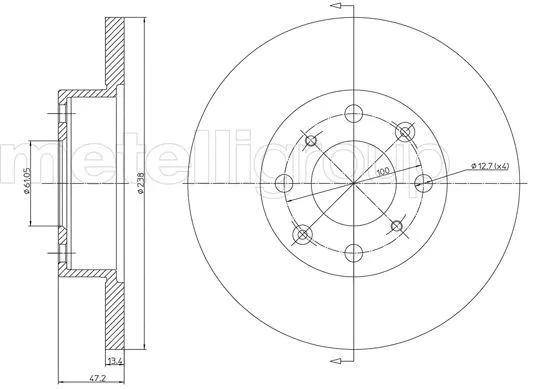 Brake Disc (800-268)