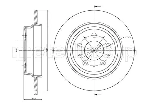 Brake Disc (800-562C)
