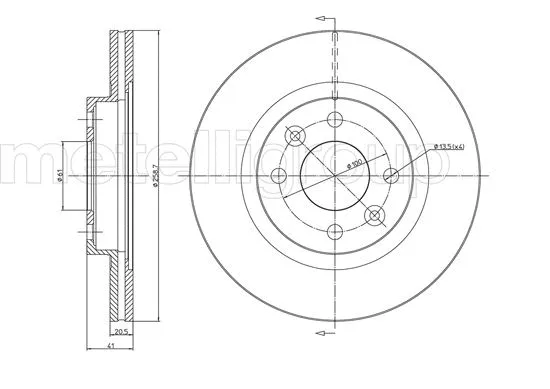 Brake Disc (800-549C)