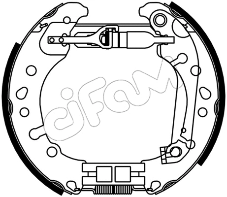 Brake Shoe Set (151-530)