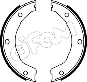 Brake Shoe Set, parking brake (153-145)