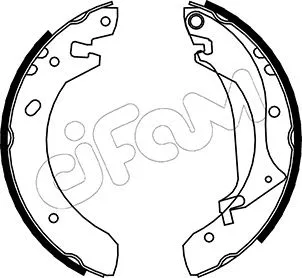 Brake Shoe Set (153-368)