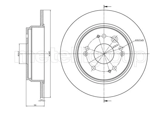Brake Disc (800-1117C)