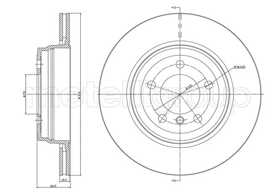 Brake Disc (800-1683C)