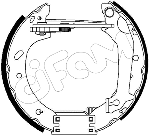 Brake Shoe Set (151-237)