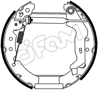 Brake Shoe Set (151-502)